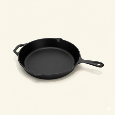 Premium Cast Iron Skillet 30cm - Heavy-Duty Frying Pan