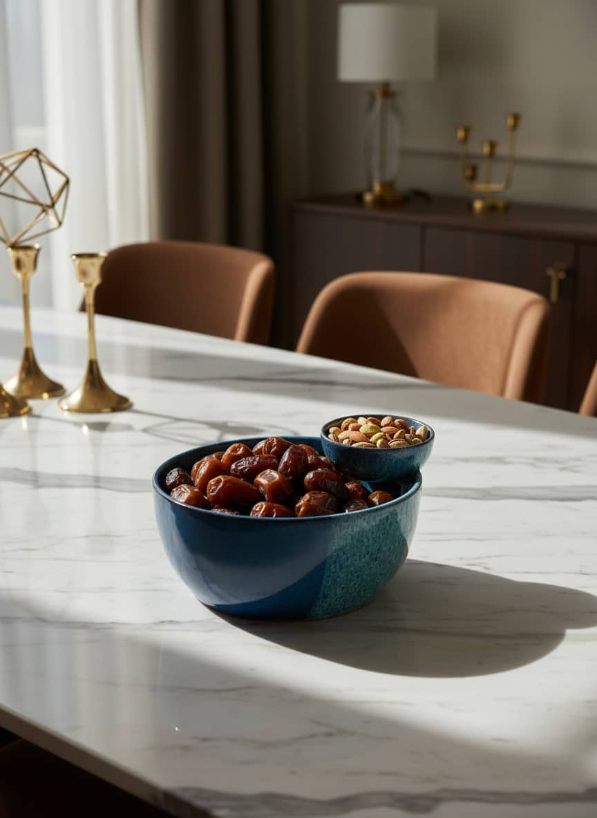 Artisanal serving bowl featuring a stunning deep blue and turquoise reactive glaze for sophisticated entertaining.