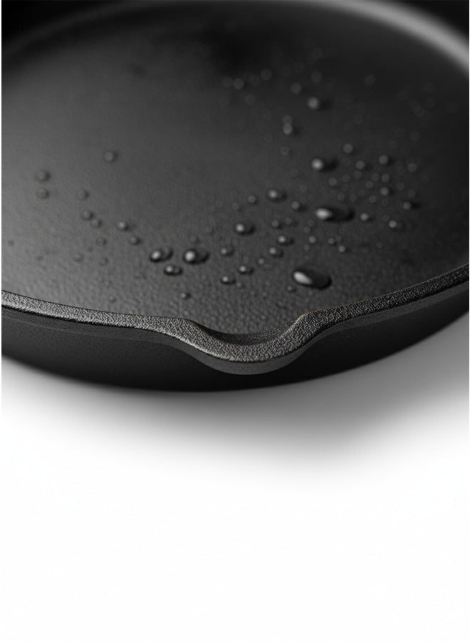Premium Cast Iron Skillet 30 cm – Even Heat Frying, Grilling & Baking Pan