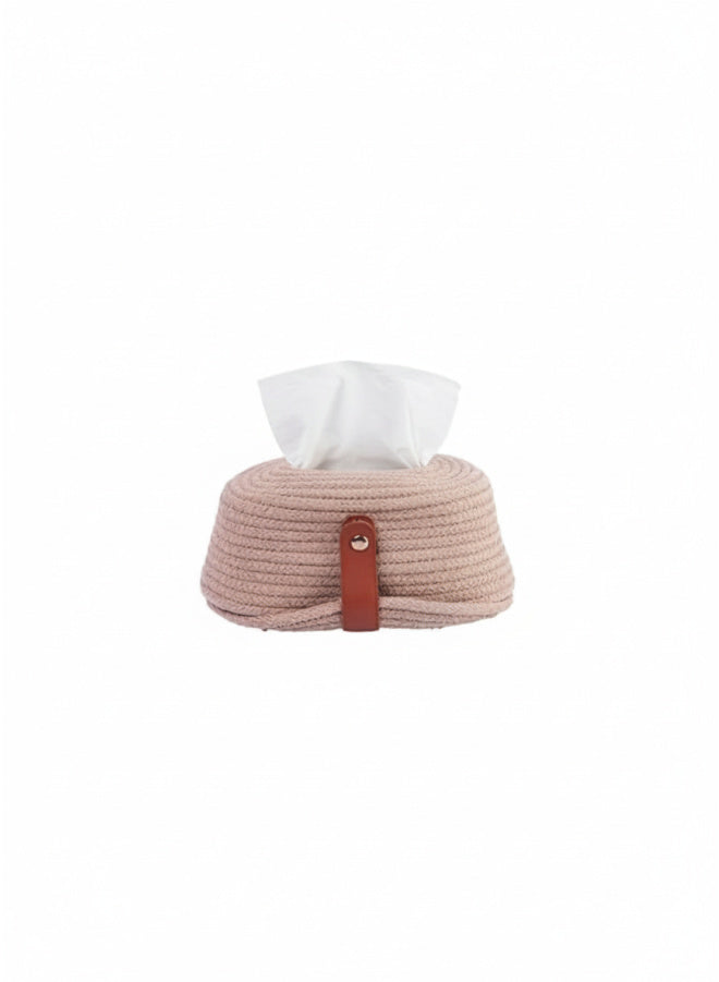 Woven Rope Tissue Box Cover - Modern Boho Decor for the Stylish Egyptian Home