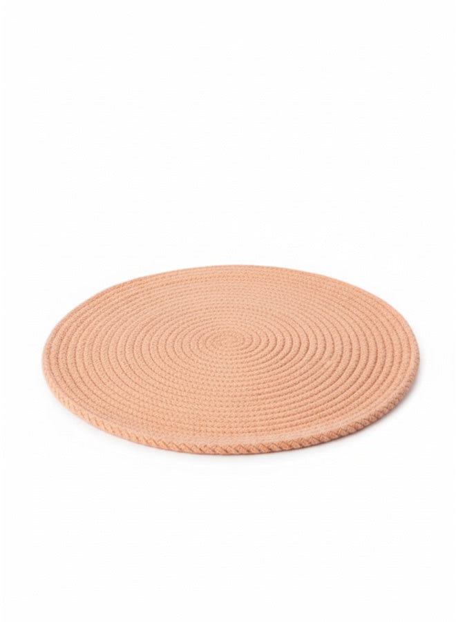 Round Cotton Macrame Placemat 38cm Table Mat