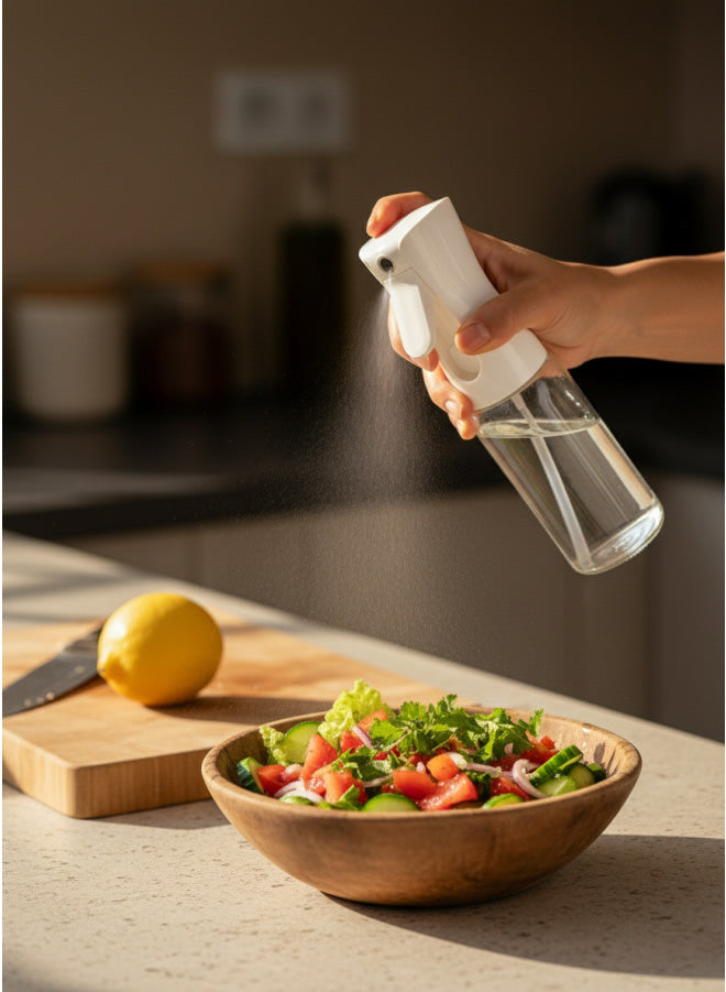 Glass Oil Sprayer Dispenser – Fine Mist Trigger for Healthy, Even Cooking