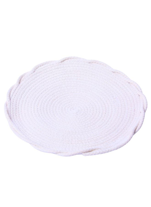 Large Cotton Macrame Trivet Hot-Pot Holder 30cm Round