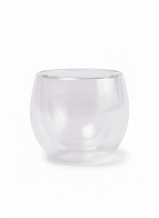 Double Wall Pyrex Glass Insulated Cup 250ml – Clear Heat?Resistant Tea & Coffee Mug