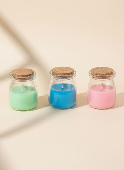 Scented Candle Jar Set (3-Piece) - Handmade Home Fragrance